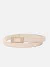 Linear Square Buckle Belt