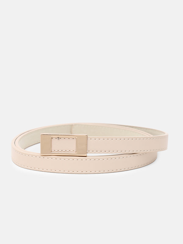 Linear Square Buckle Belt