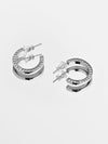 Petite Embellished Hoops