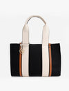 Statement Cotton Canvas Tote Bag