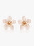 Kazo Floral Pearl Stud Earrings