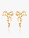 Golden Knot Bow Earrings