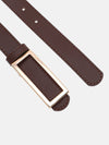 Elongated Buckle Thin Belt