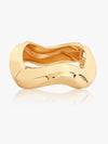 Chrome Wave Bangle Bracelet