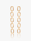 Chained Elegance Drop Earrings