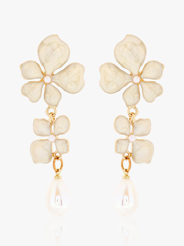 Lush Bloom Drop Earrings