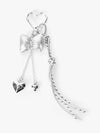 Ovrin Bow And Heart Bag Charm