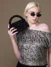 Kazo Elena Beaded Clutch Bag