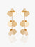 Kazo Fiorix Golden Petal Drop Earrings