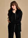 Fur Collar Zippered Overcoat