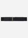 Faux Leather Elasticated Belt