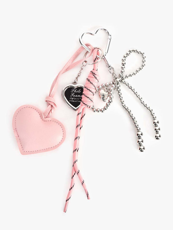 Auvin Bead Heart Bag Charm