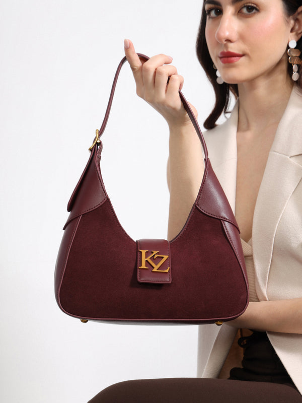 Kazo Aurelian Suede Hobo Bag