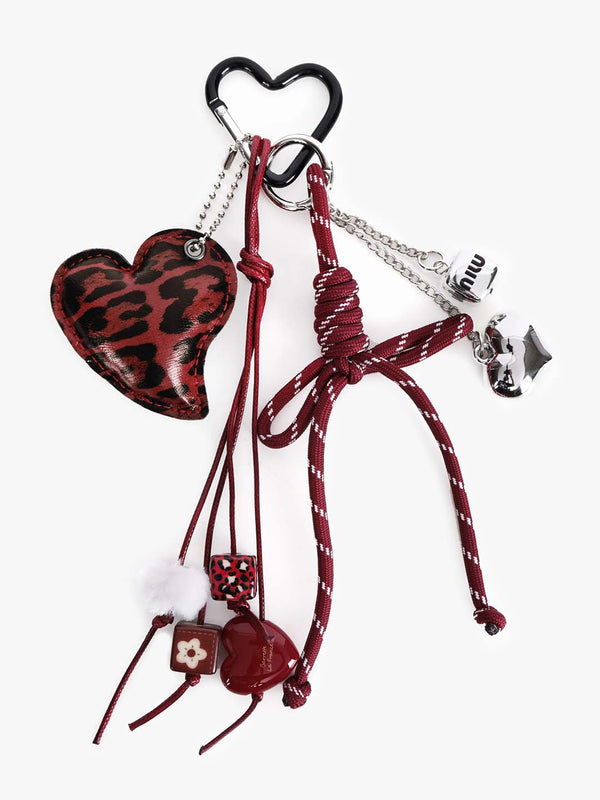 Prit Heart And Bow Bag Charm