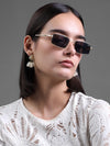 Linear Luxe Rectangle Sunglasses