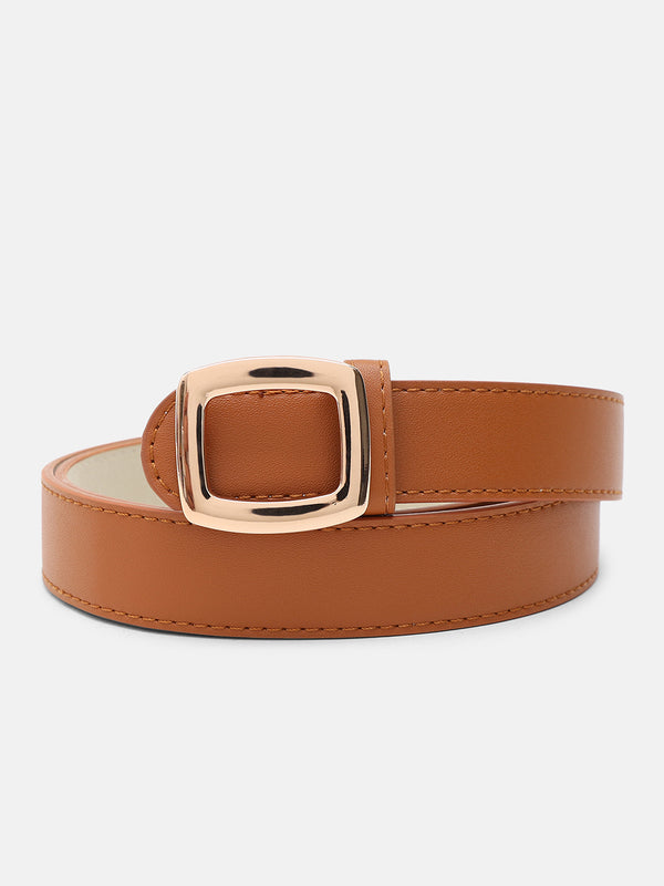 Soft Buckle Simple Belt