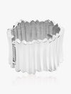 Silver Crest Cuff Bracelet