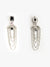 Sapphire Sparkle Chain Earrings
