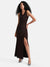 Wrap Maxi Dress With Embellished Waist