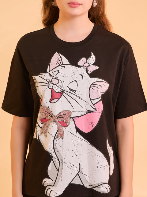 Aristocat © Disney Printed T-Shirt With Beadwork
