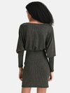 Mini Dress With Batwing Sleeves