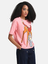 Bambi And Thumper © Disney Printed T-Shirt With Sequin Work