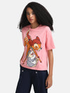 Bambi And Thumper © Disney Printed T-Shirt With Sequin Work