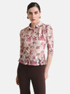 Printed Peplum Shirt