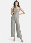 Tube Jumpsuit With Princess Lines