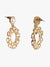 Minimalist Metal Circular Earrings