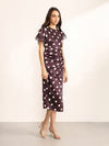 Spotty Midi Dress