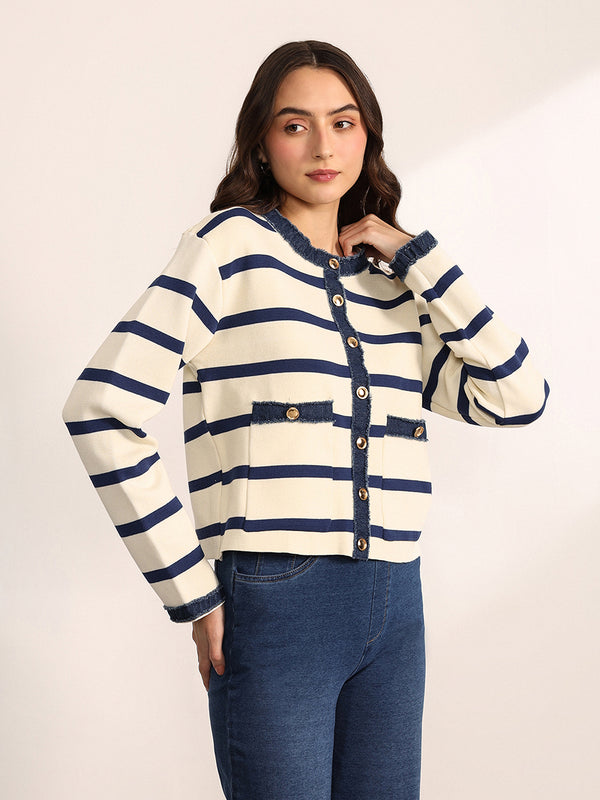 Chambray Cardigan