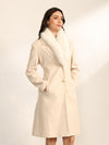 Glamour Overcoat With Removable Fur