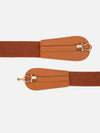 Interlock Buckle Faux Leather Belt