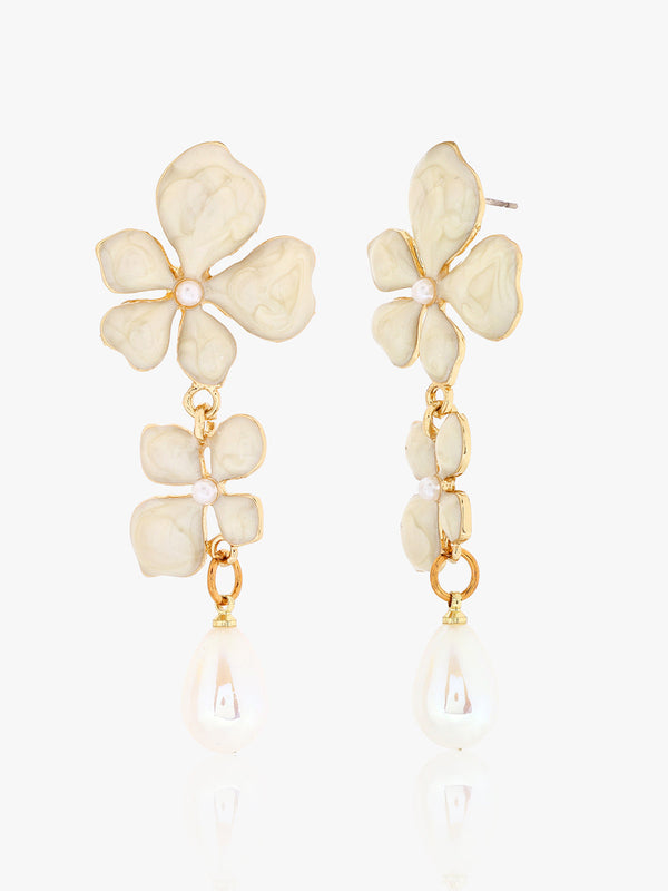 Lush Bloom Drop Earrings