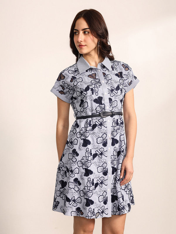Moncler Mini Dress With Belt