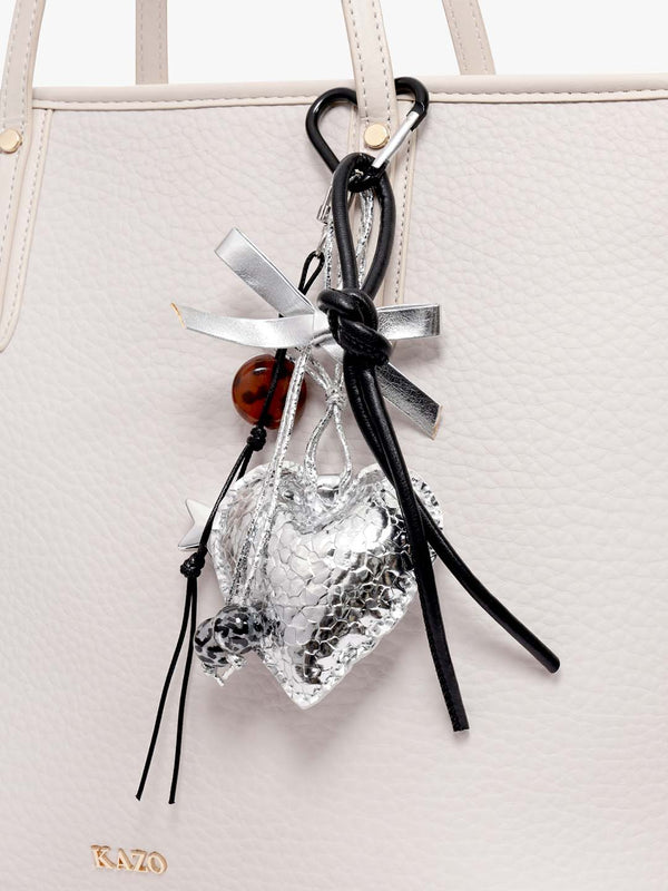 Mirel Heart Bag Charm