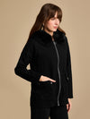 Fur Collar Zippered Overcoat