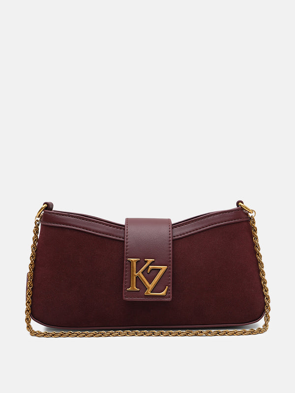 Kazo Aurelian Suede Shoulder Bag