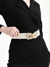 Statement Buckle Broad Belt