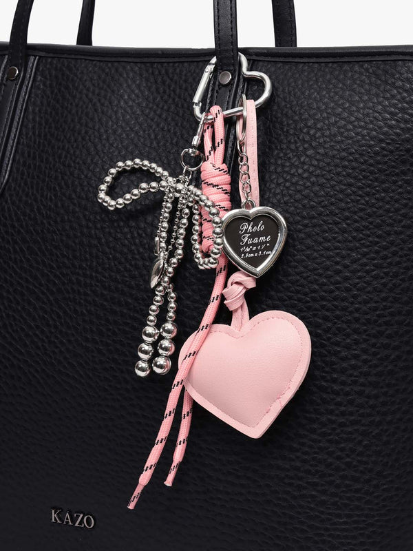 Auvin Bead Heart Bag Charm