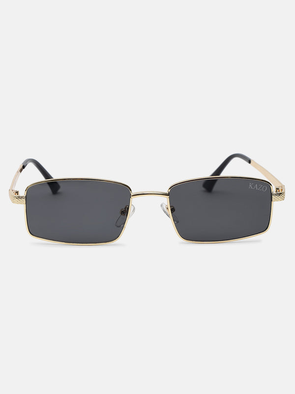 Linear Luxe Rectangle Sunglasses