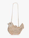 Rhinestone Studded Bird Clutch