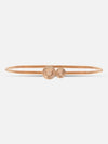 Kazo Forged Floral Embellished Belt