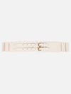 Faux Leather Elasticated Belt