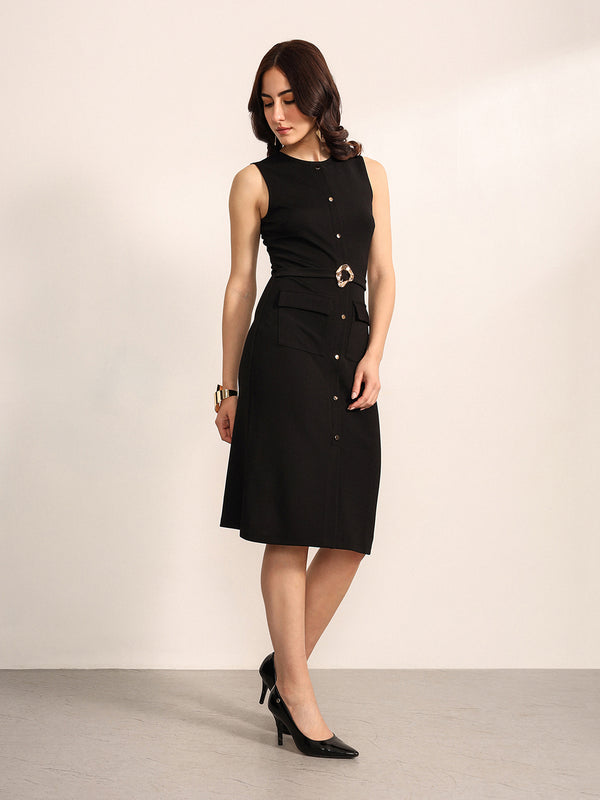 Gadget Midi Dress With Belt