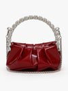 Kazo Rhinestone Mini City Glaze Clutch
