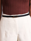 Linear Square Buckle Belt