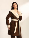 Dialouge Overcoat With Hood