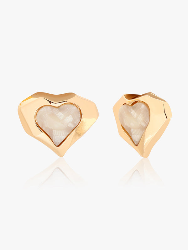 Puff Love Stud Earrings
